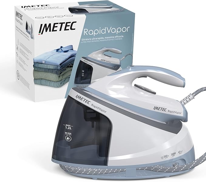 Centro de planchado Imetec RAPID VAPOR, 2400W, GV240, 5 bares